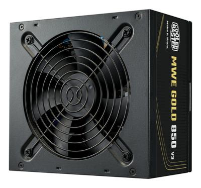 PC-voeding - COOLER MASTER - MPE-8506-ACAG-BEU - MWE Gold 850 V3 niet-modulair - ATX 3.1 - 80+ GOLD - 850 W - thumbnail