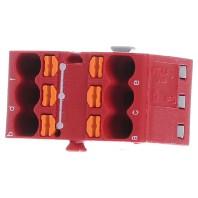 PTFIX 6X1,5 RD  (20 Stück) - Feed-through terminal block 12,6mm 17,5A PTFIX 6X1,5 RD