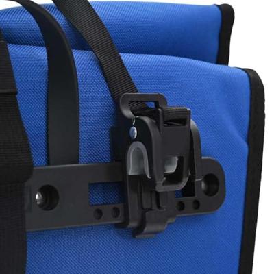 VidaXL Fietstas blauw 34 x 16 x 59 cm polyester VidaXL Fietstas blauw 34 x 16 x 59 cm polyester