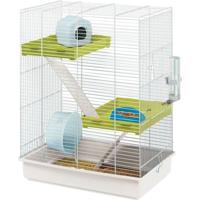 FERPLAST Kooi Hamster Tris - 46x29x58 cm - Wit - Voor hamster - thumbnail