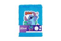 Canenco Stitch pluche notitieboek lichtblauw - thumbnail
