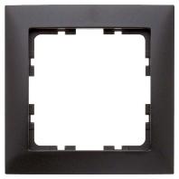 Berker S1 afdekraam 1-voudig antraciet mat 10103272 - thumbnail