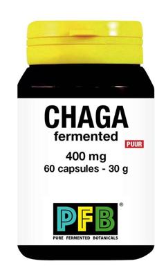 SNP Chaga fermented 400 mg puur 60 Vegetarische capsules