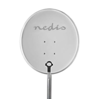 Satellietschotel | 60.0 cm | Versterking: 37.8 dB | Offset-hoek: 28 ° | Polyester / Staal | Grijs