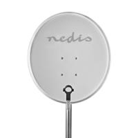 Satellietschotel | 60.0 cm | Versterking: 37.8 dB | Offset-hoek: 28 ° | Polyester / Staal | Grijs - thumbnail