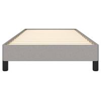 Bedframe stof lichtgrijs 80x200 cm - thumbnail