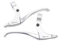 Remgreepset Saccon voor rollerbrake - 4 vingers - satin / zilver - thumbnail