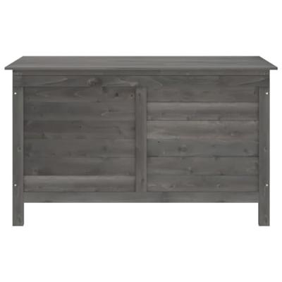 Tuinbox 99x49,5x58,5 cm massief vurenhout antracietkleurig - thumbnail