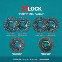 Makita Accessoires Rondborstel 115mm X-LOCK rvs - D-73368 D-73368 - thumbnail