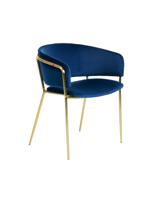 Kave Home Runnie restaurant- & eetkamerstoel Gecapitonneerde zitting Gecapitonneerde rugleuning - thumbnail