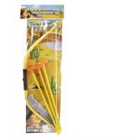 Pijl & boogset in zak met 3 pijlen - thumbnail