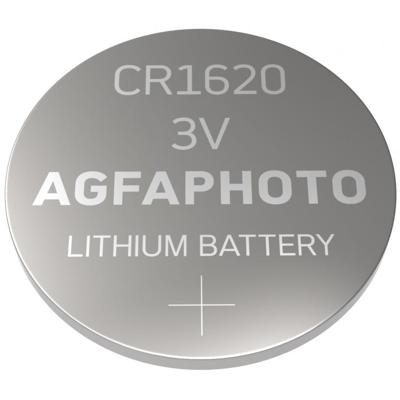 AgfaPhoto Knoopcel CR1620 3 V 5 stuk(s) Lithium AgfaPhoto Knoopcel CR1620 3 V 5 stuk(s) Lithium