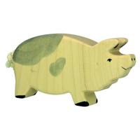Holztiger houten everzwijn gevlekt - thumbnail