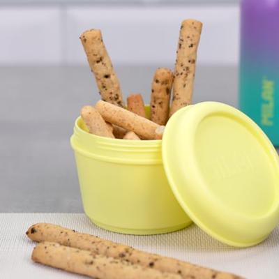 Voedselopslagcontainer Milan Sunset Geel Plastic Cirkelvormig 250 ml Ø 10 x 7 cm