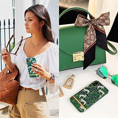 Richmond & Finch Freedom Series One-Piece Apple iPhone 12 Pro Max Green Leopard