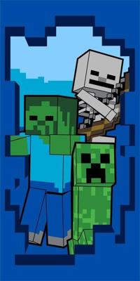 Minecraft Strandlaken Beware 70 x 140 cm Minecraft Strandlaken Beware 70 x 140 cm