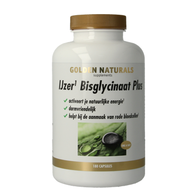 IJzer bisglycinaat plus 180 Vegetarische capsules