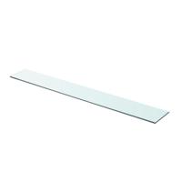 Wandschap transparant 90x12 cm glas - thumbnail