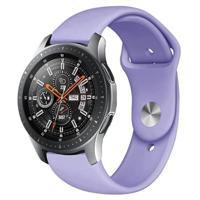 By Qubix - Compatible met Garmin Venu 2 / Garmin Venu 3 - Rubberen sportband - Lila - Compatible Garmin bandje - Bandbreedte: 22mm - thumbnail