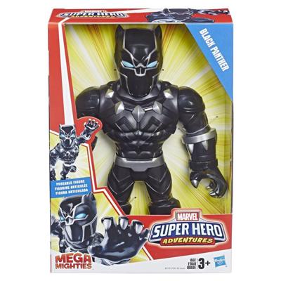 Marvel Speelfiguur Black Panther Junior 25 Cm Zwart