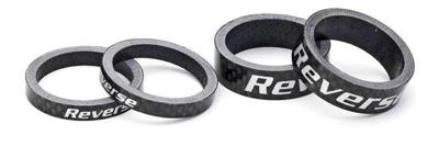 Reverse components spacer set carbon 1 1/8" 4 pcs.