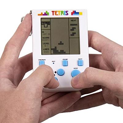 Tetris spelcomputer met sleutelhanger