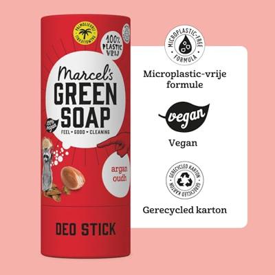 Marcel&apos;s Green Soap Deo stick 40gr - argan & oudh