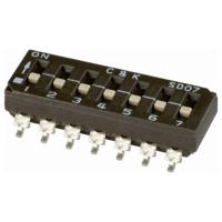 C & K Switches SD07H0SB DIP Switch SD Series DIP-schakelaar Aantal polen 7 1 stuk(s) Tube - thumbnail