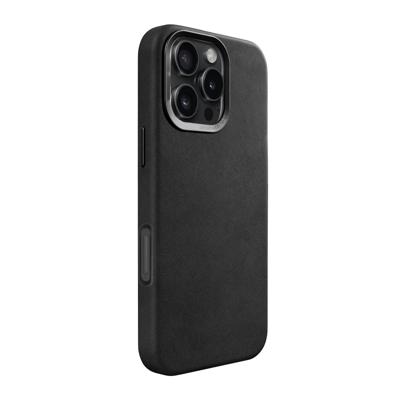 Woodcessories Bio lederen hoesje MagSafe iPhone 16 Pro - Black Woodcessories Bio lederen hoesje MagSafe iPhone 16 Pro - Black