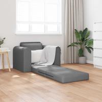 Vouwsofa Bed Donkergrijs 98 x 71 x 83 cm Stof - thumbnail