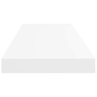 VidaXL Wandschappen zwevend 2 st 80x23,5x3,8 cm mdf wit