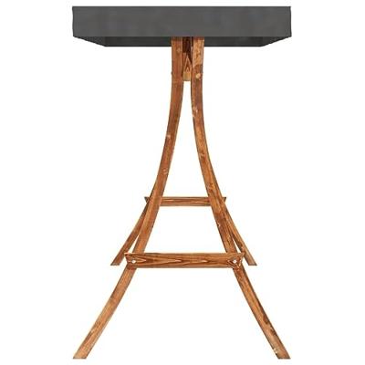 Schommelbank met luifel vurenhout met teak afwerking