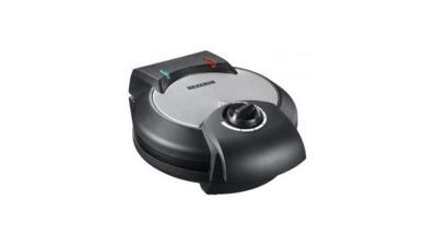 Severin WA 2103 Wafelijzer Met handmatige temperatuursinstelling RVS (geborsteld), Zwart