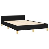 Bedframe zonder matras 120x190 cm stof zwart - thumbnail