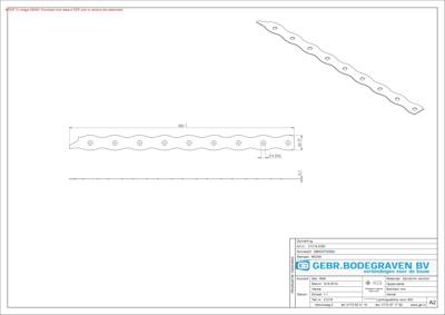 Lijmkop.strip novo geg. 300x20