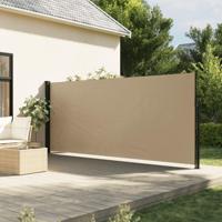 VidaXL Windscherm uittrekbaar 160x600 cm beige - thumbnail