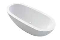 Best Design Vrijstaand Bad Cruise 180x80x60 cm Solid Surface Mat Wit - thumbnail