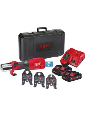 Milwaukee M18 ONEBLHPT-302C M-Set FORCE LOGIC™ Accu hydraulische perstool 18V 3.0Ah in koffer - 4933478310