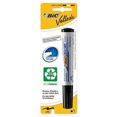 Bic Velleda whiteboardmarker 1701 Ecolutions, zwart, op blister