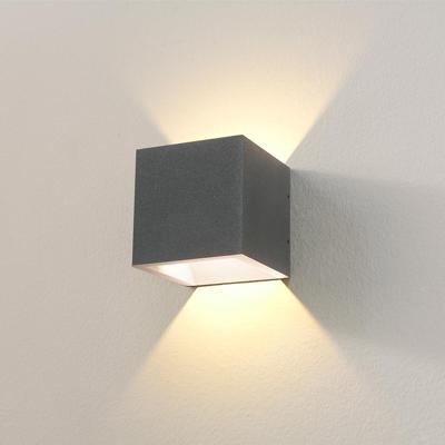 Wandlamp Artdelight Cube 2 Lichts LED 2700K Dimbaar Grafiet Wandlamp Artdelight Cube 2 Lichts LED 2700K Dimbaar Grafiet