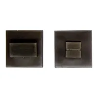 Hdd Pro WC Garnituur Square 48 Mm Carbon Black - thumbnail