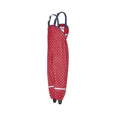 Playshoes regenbroek verstelbaar Stippen Rood-98