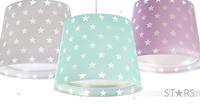 Dalber hanglamp Stars glow in the dark 33 cm turquoise - thumbnail