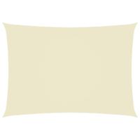 VidaXL Zonnescherm rechthoekig 2,5x5 m oxford stof crèmekleurig - thumbnail