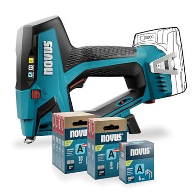 Novus Tools J-550 031-0373 Accunietpistool Type niet Type 37, Type 53 Lengte nieten 6 - 14 mm Zonder accu, Zonder lader Novus Tools J-550 031-0373 Accunietpistool Type niet Type 37, Type 53 Lengte nieten 6 - 14 mm Zonder accu, Zonder lader