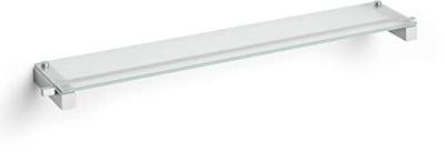 Zack Carvo Planchet - 66x12cm - glas - geborsteld RVS 40486 Zack Carvo Planchet - 66x12cm - glas - geborsteld RVS 40486