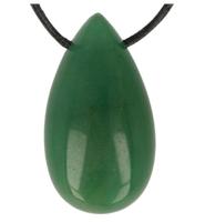 Druppelvormige Hanger Groene Aventurijn - thumbnail