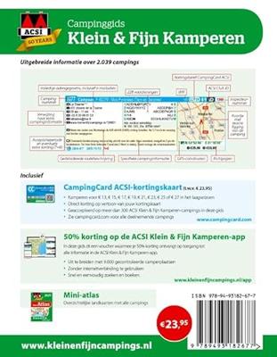 Acsi ACSI Klein & Fijn Kamperen Gids 2025
