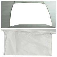 VidaXL Strandtent 3-persoons waterdicht grijs - thumbnail