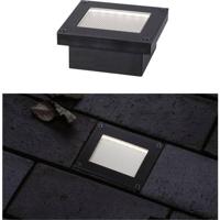 Paulmann 94576 Domenic Inbouwlamp op zonne-energie 0.1 W Warmwit Zwart - thumbnail